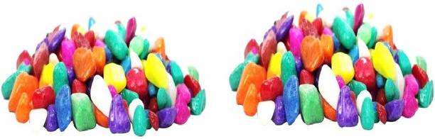 Green Plant indoor Multi2522 Polished Round Marble Ston