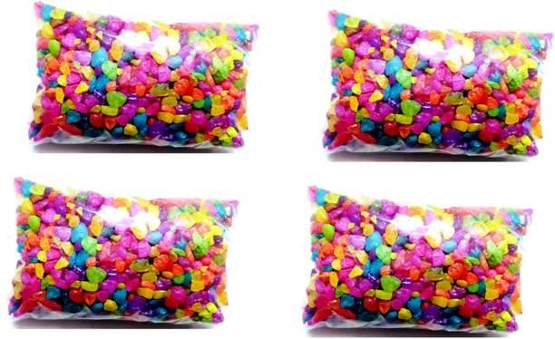 Green Plant indoor Multi01133 Polished Round Marble Sto