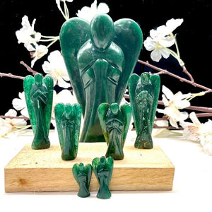 Dark Green Aventurine Angel (Healing and Growth)