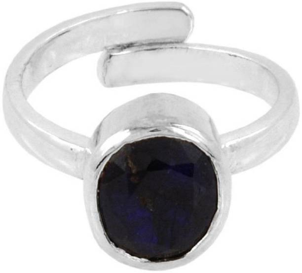 NEELAM 8 CARAT 8.50 RATTI NATURAL GEMSTONE 4GM SILV ER