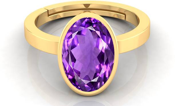 14.25 Ratti Amethyst Katela Gemstone stone for ring With Lab Cert