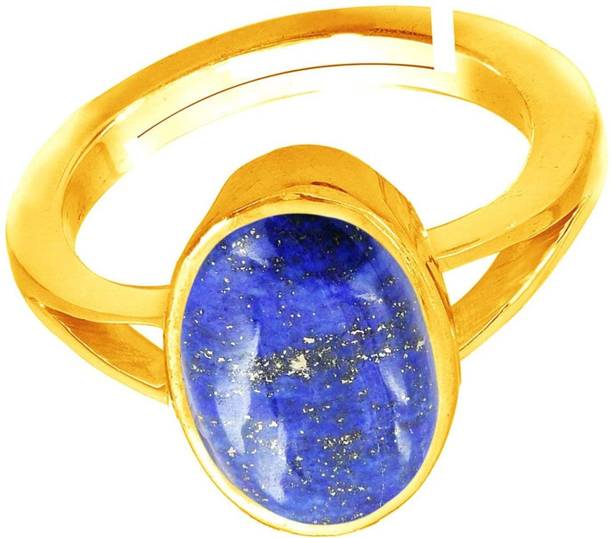 6.00 Ratti / 5.45 Carat Blue Lajward Stone stone for stone for ring Brass