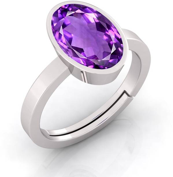 12.25 Ratti Amethyst Katela Gemstone stone for ring With Lab Cert...