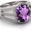 4.25 Ratti Katela Amethyst Gemstone Adjustable Silver P