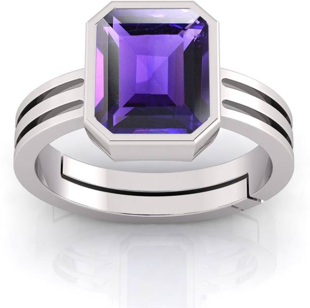 Natural amethyst stone stone for ring 7.25 ratti , 6.75 carat Met