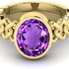 11.25 Ratti 10.60 Carat Amethyst stone for ring Katela stone for ring Brass...