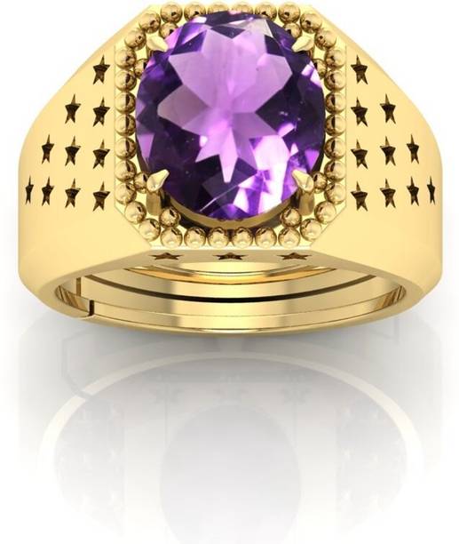 Natural 12.25 Ratti Amethyst Katela Gemstone Adjustable