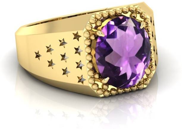 Natural 7.25 Ratti Amethyst Katela Gemstone Adjustable