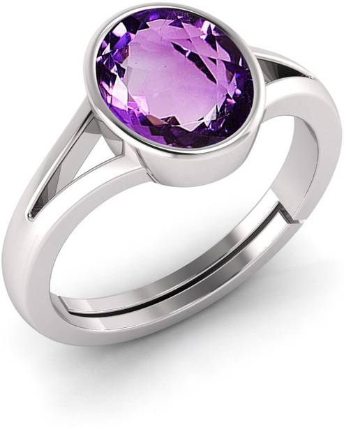 Natural 15.25 Ratti Amethyst stone for ring With Lab Certificate