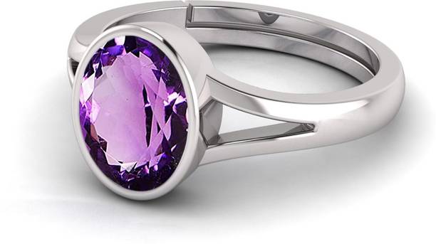 Natural 12.25 Ratti Amethyst stone for ring With Lab Certificate