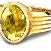 Yellow Sapphire stone for stone for ring Adjustable Pukhraj Gemstone stone for stone for ring f...