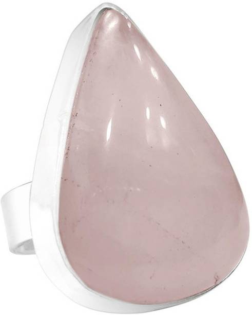Shubhanjali Rose Quartz Natural Drop Shape Crystal Adju