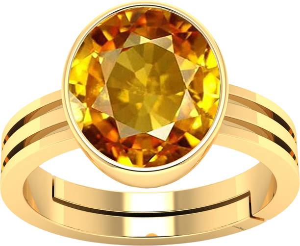 natural pukhraj stone stone for stone for ring 7.25 ratti Yellow Sapphire C