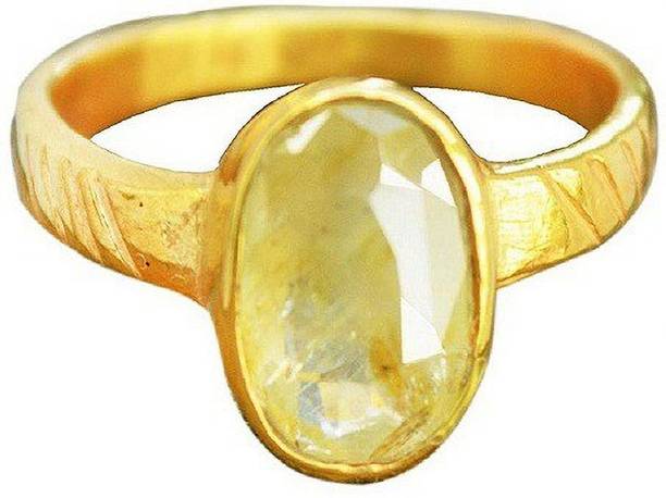natural yellow sapphire pukhraj stone stone for stone for ring Stone Sapphi