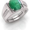 14.25 Ratti Panna Gemstone Adjustable stone for ring With Lab Cer...