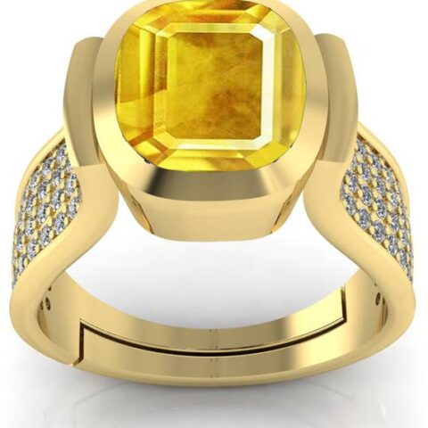 Natural pukhraj stone stone for stone for ring for man and women 7.50 ratti...