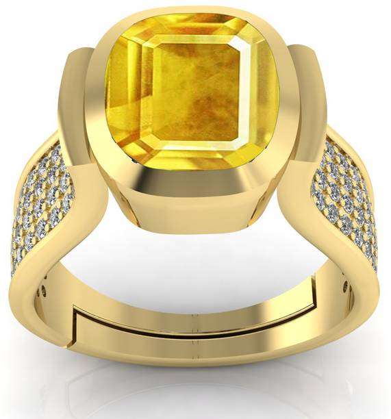 Natural pukhraj stone stone for stone for ring for man and women 7.50 ratti...