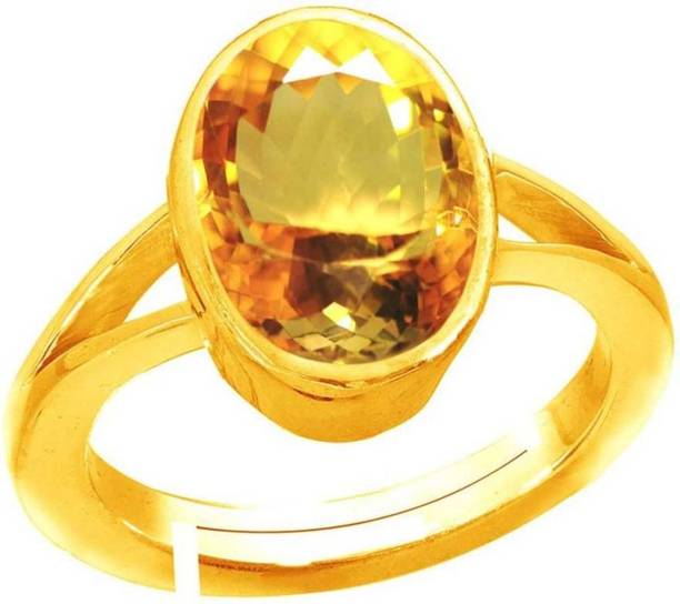 Yellow Sapphire Pukhraj Gemstone stone for stone for ring Astrological Purp...