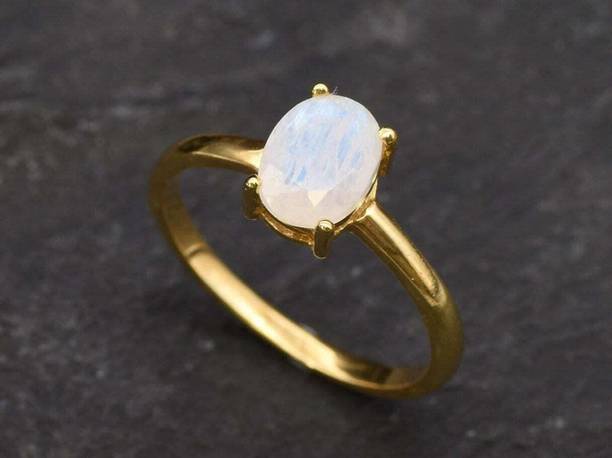 A+ Quality Natural Rainbow Moonstone Gemstone stone for ring For