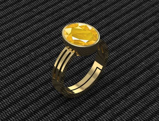 Natural 14.25 Ratti Pukhraj Yellow Sapphire Gem Stone W