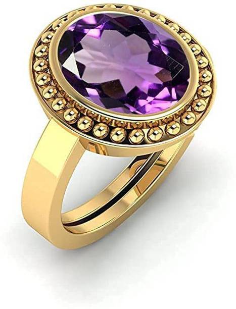12.25 Ratti stone for ring Original Certified Natural Amethyst St...
