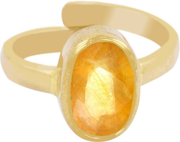 5.25 Ratti Yellow Sapphire stone for stone for ring Stone Sapphire Gold