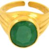7.25 Ratti Moldavite Stone Moldavite Gold Plated stone for ring