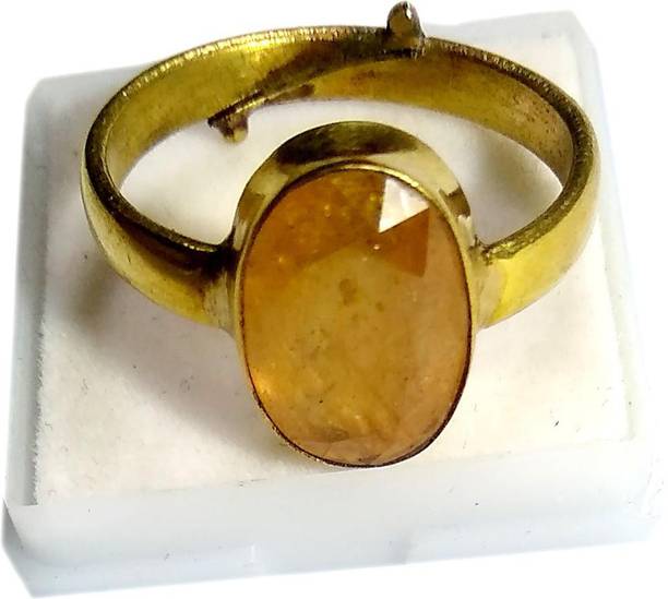 Lab Certified Pukhraj 5.25-6.00 Ratti Natural Yellow Sa...