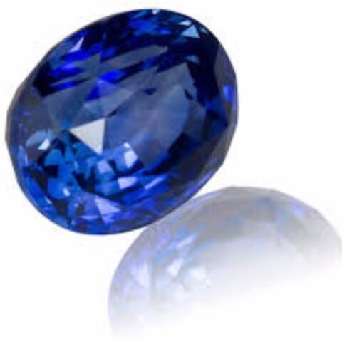 AJ Retail Blue Sapphire / Neelam 11.25 Ratti Lab Certifed