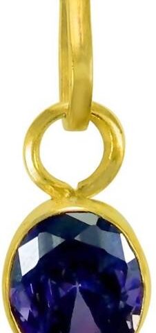 2.25 Ratti 5 Dhaatu Amethyst Sterling Silver, Metal, Al