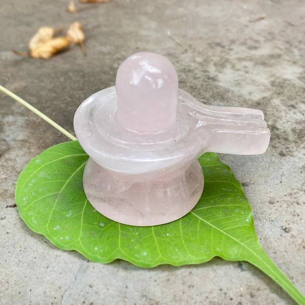 SS Murti 1.25" Inches Rose Quartz Shivling, Crystal Shi