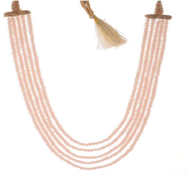 AVfashion india Rose Quartz Colour Crystal Opaque Stone
