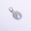 Rainbow Moonstone stone for pendant, Birthstone stone for pendant Silver Mo...