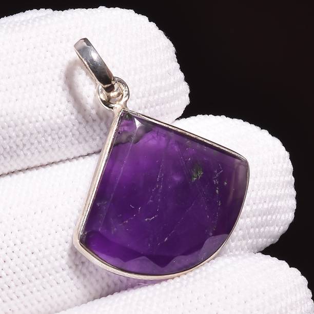 Amazing Purple Color Amethyst Gemstone Trillion Shape P
