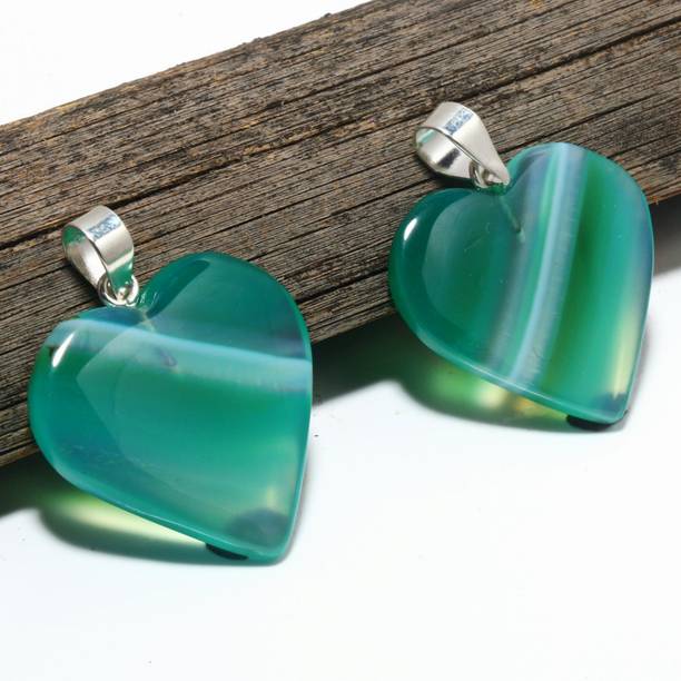 Gorgeous Green Color New Tradition Heart Shape stone for pendant ...