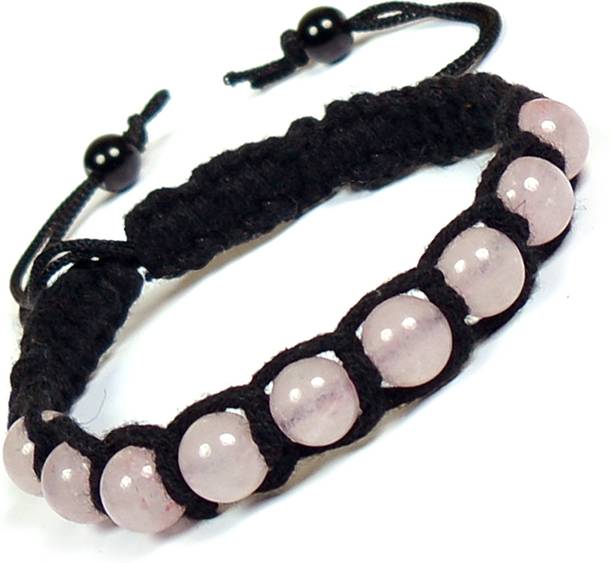 CRYSTU Stone, Rose Quartz, Crystal Beads, Quartz Bracel