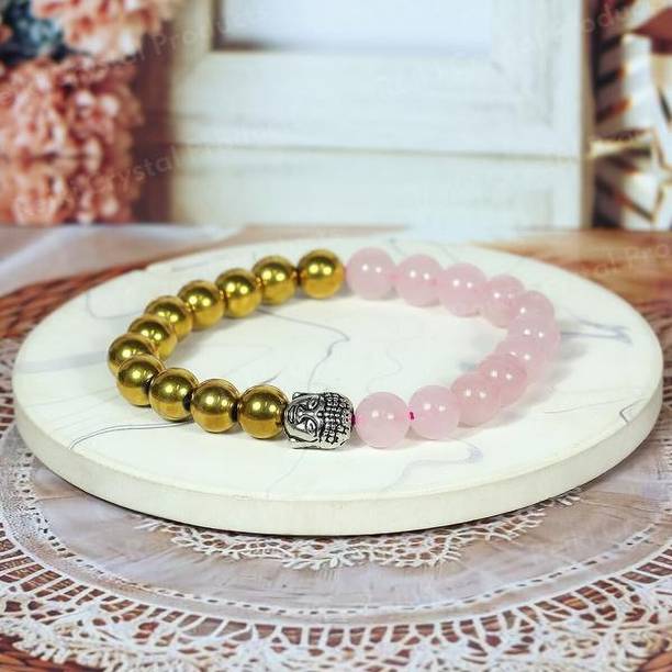 REIKI CRYSTAL PRODUCTS Stone, Rose Quartz, Golden Pyrit