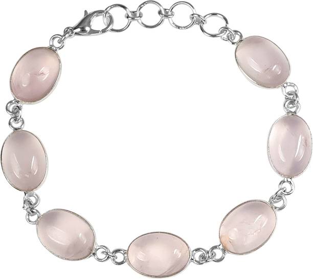 CRYSTU Metal, Stone, Rose Quartz, Crystal Agate, Crysta