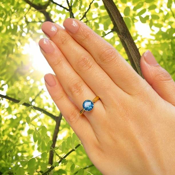 Blue Sapphire Neelam Stone Adjustable stone for stone for ring for Men Wo