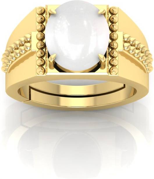 12.25 Ratti Moonstone Gemstone Adjustable stone for ring With Lab