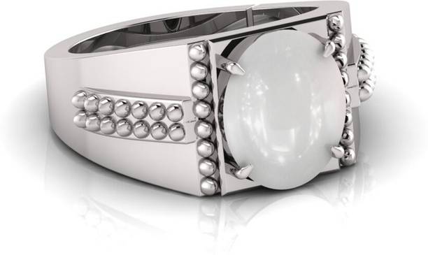 7.25 Ratti Moonstone Gemstone Adjustable stone for ring With Lab