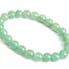 Genuine Natural Aventurine Gemstone Beads 8MM Green Round  Quality Bracelet (106670h-2018)