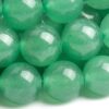 Genuine Natural Aventurine Gemstone Beads 8MM Parsley Bunch Round  Quality Loose Beads (100124)