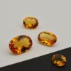 2x3mm-10x14mm Oval Cut Citrine Golden Nano Crystal Heat Resistant Nano Synthetic Citrine Loose Stones (#CL)