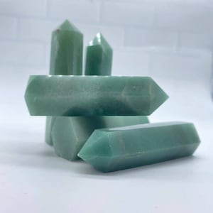 Green Aventurine Points | Green Aventurine Towers | Natural Green Aventurine Towers | Polished Green Aventurine Towers
