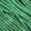 Natural Green Aventurine Smooth Rondelle Gemstone Beads, 8mm Aventurine Quartz Beads Strand, Good Luck / Healing Stone for Jewelry Designing