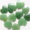 Natural GREEN AVENTURINE Heart Shape Cabochon Lot For Jewelry Making, Natural Green Aventurine Heart Shape For Handmade Jewelry