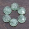 AAA Natural Green Aventurine Rose Cut Flat Back Faceted Cut ,Fine Quality For Making Jewelry Calibrated Round Shape Size 5x5mm to 20x20mm