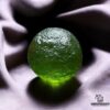 20mm Green Quartz Crystal Moldavite-Inspired Stone for Jewelry, Wire Wrapping, Meteorite Tektite Look, Raw Crystal Gift
