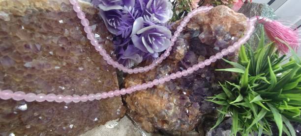 Ceylonmine01 Natural Original Rose Quartz Stone Mala